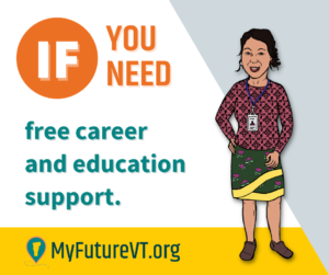 If you need free career and education support graphic