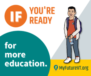 If you're ready for more education graphic